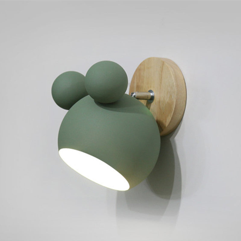 Nordic Macaron Wall Lamp – Cute Decorative Bedside Light