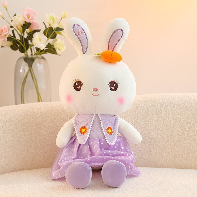 Sweetheart Rabbit Plush Pillow – Super Soft Stuffed Animal Doll