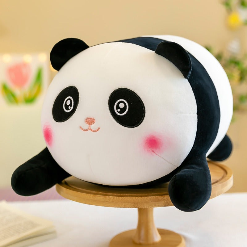 Cute Panda Plush Set – Realistic Zoo-Inspired Floor Dolls