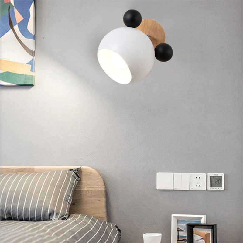 Nordic Macaron Wall Lamp – Cute Decorative Bedside Light