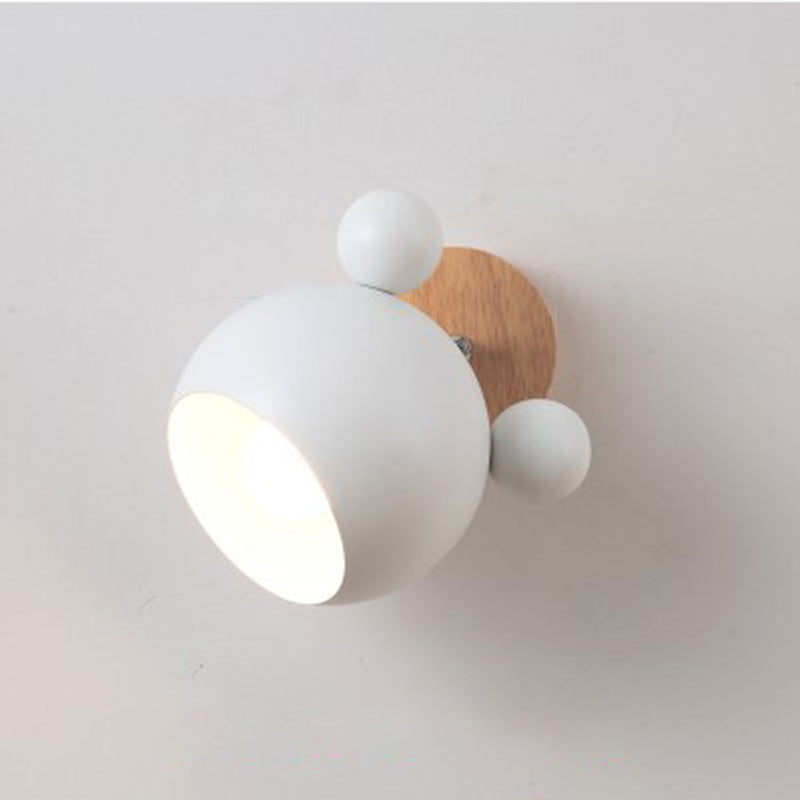 Nordic Macaron Wall Lamp – Cute Decorative Bedside Light