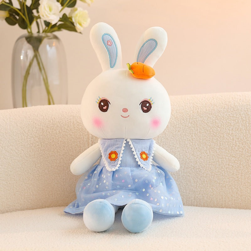 Sweetheart Rabbit Plush Pillow – Super Soft Stuffed Animal Doll