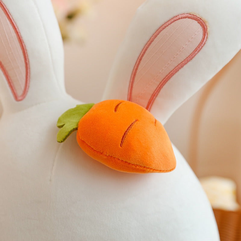 Sweetheart Rabbit Plush Pillow – Super Soft Stuffed Animal Doll