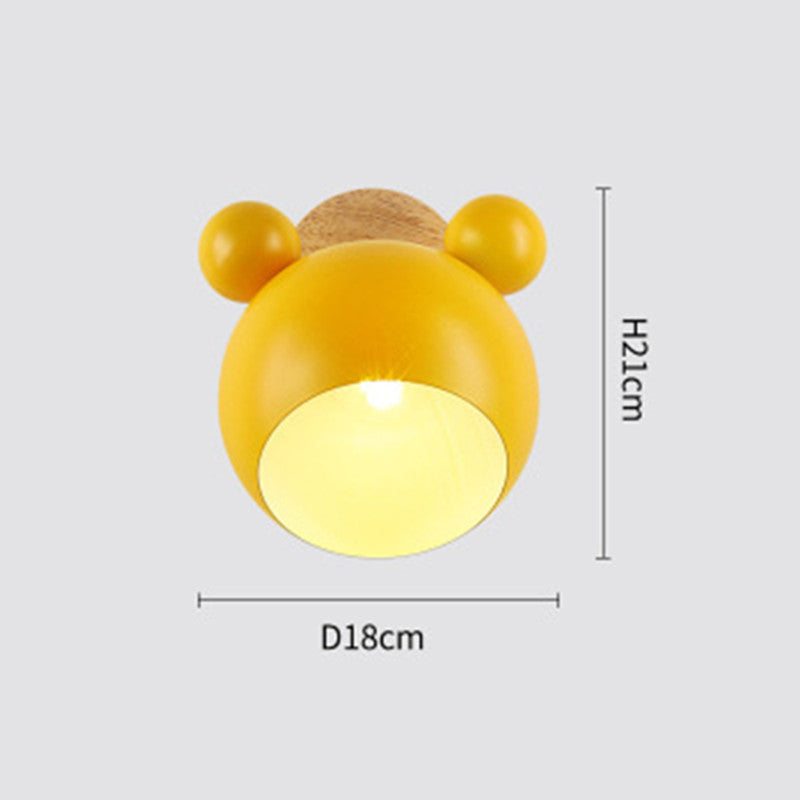 Nordic Macaron Wall Lamp – Cute Decorative Bedside Light