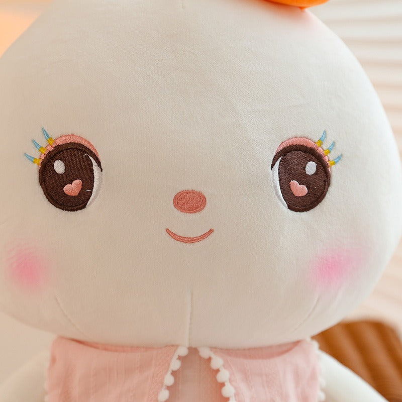 Sweetheart Rabbit Plush Pillow – Super Soft Stuffed Animal Doll