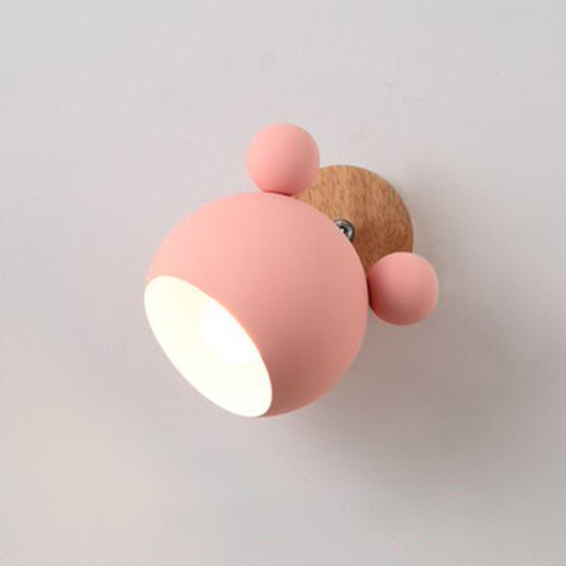 Nordic Macaron Wall Lamp – Cute Decorative Bedside Light