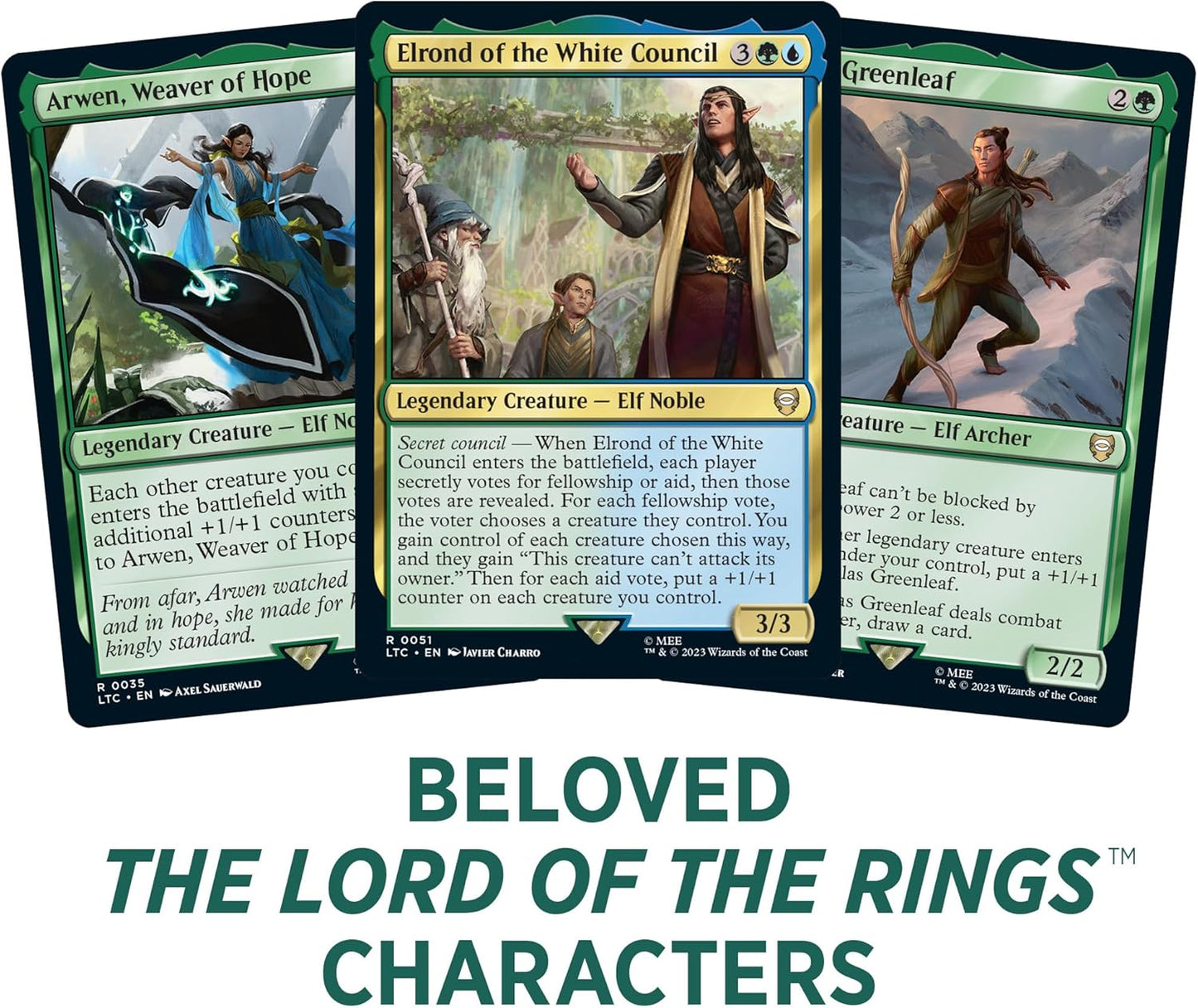 MTG Commander Deck – Tales of Middle-Earth: Elven Council (100 Cards + Bonus Pack)