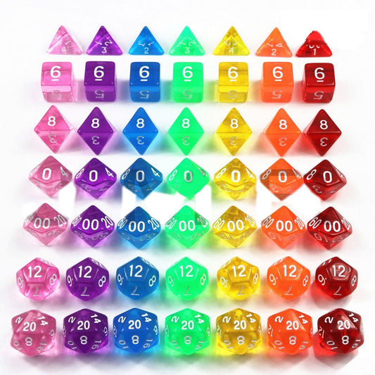 Crystal Burst Dice Set (7pcs)