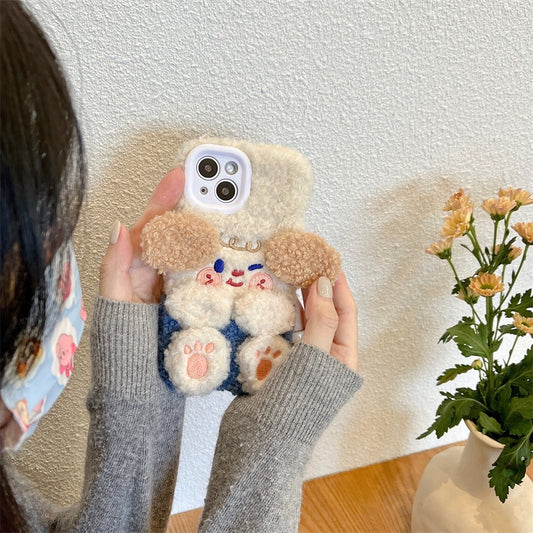 Plush Dog iPhone Case (Soft Cover)