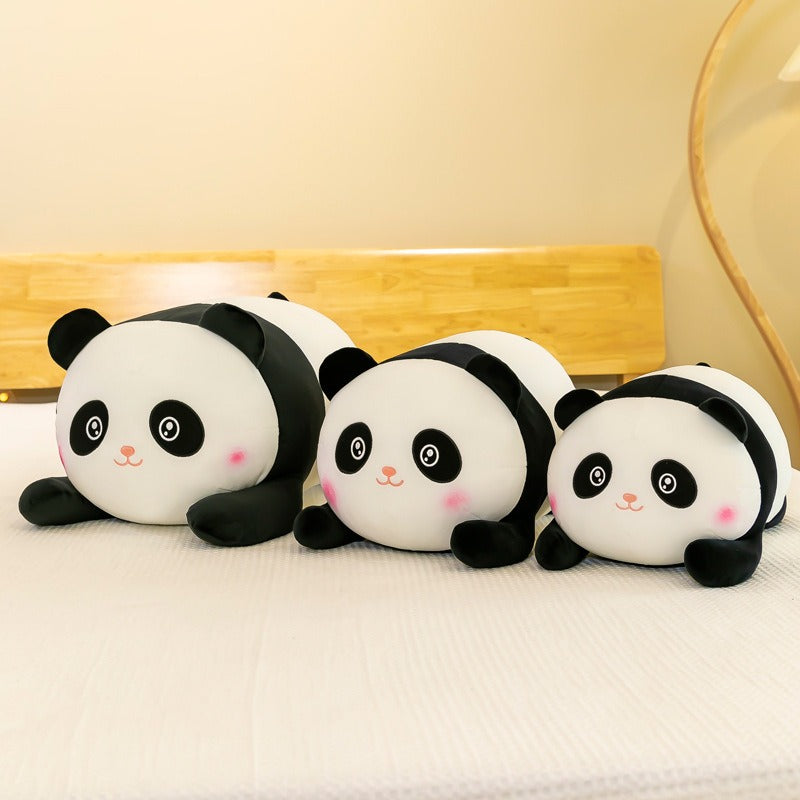 Cute Panda Plush Set – Realistic Zoo-Inspired Floor Dolls