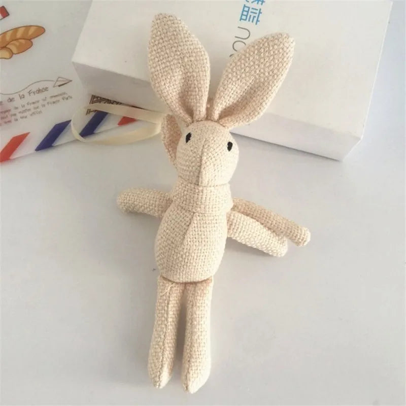 Cute Dressed Bunny Plush Keychain – Soft Rabbit